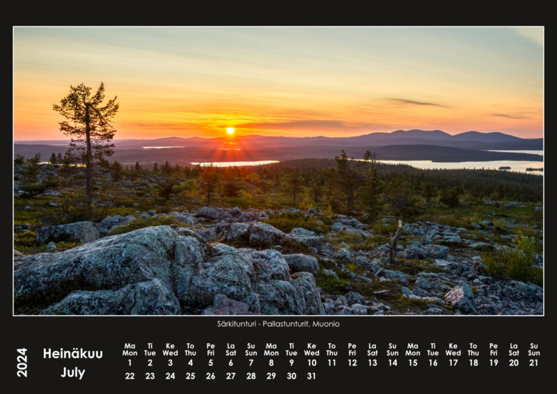 A Year in Lapland Calendar 2024